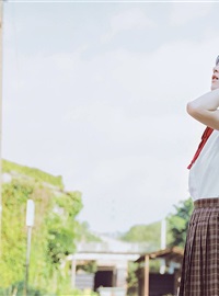 Pure primary school sister outdoor fresh photo(9)